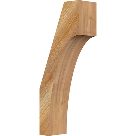 Ekena Millwork 4"W x 8"D x 20"H Westlake Rough Sawn Knee Brace, Western Red Cedar BRC04X08X20WTL00RWR